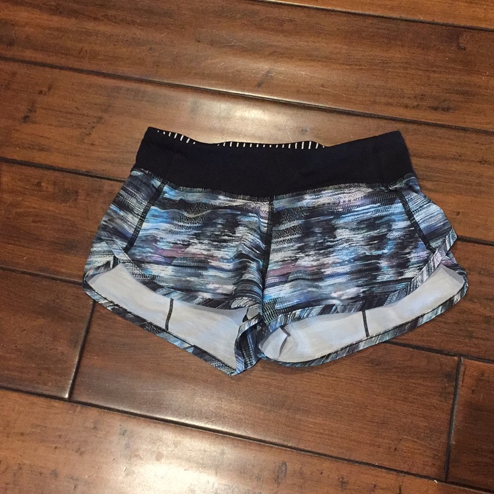 Ivivva size ten girls running shorts with liner